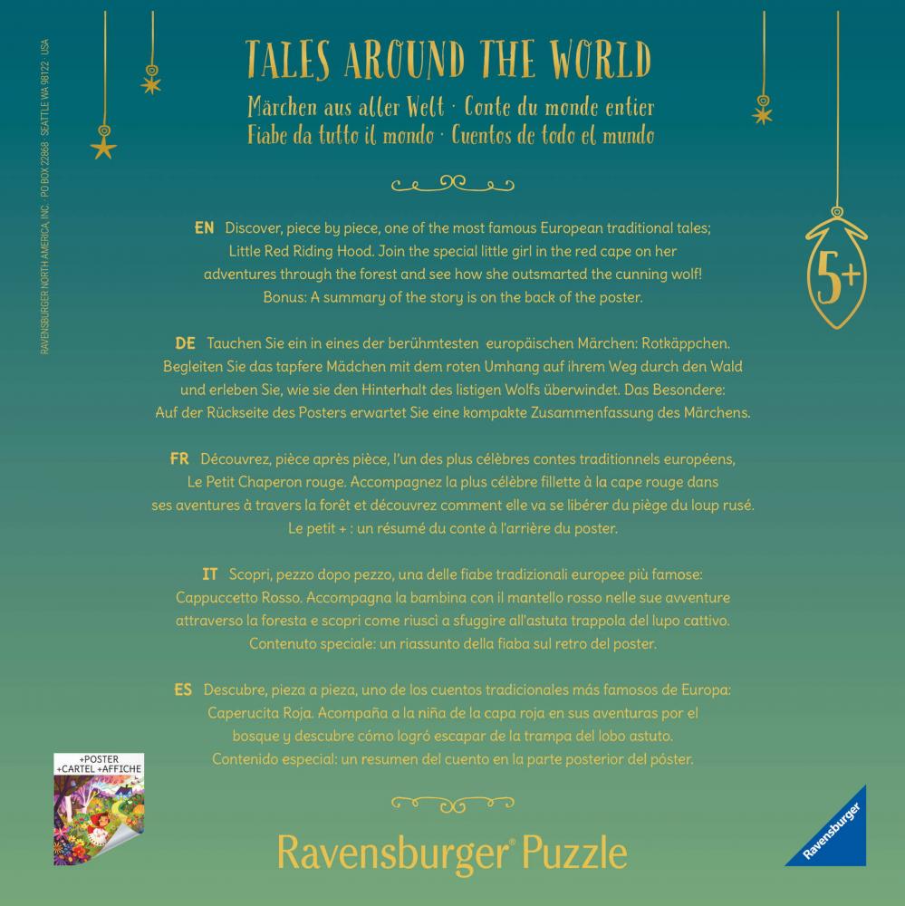 64 Teile Ravensburger Kinder Puzzle Rotkäppchen 12004208