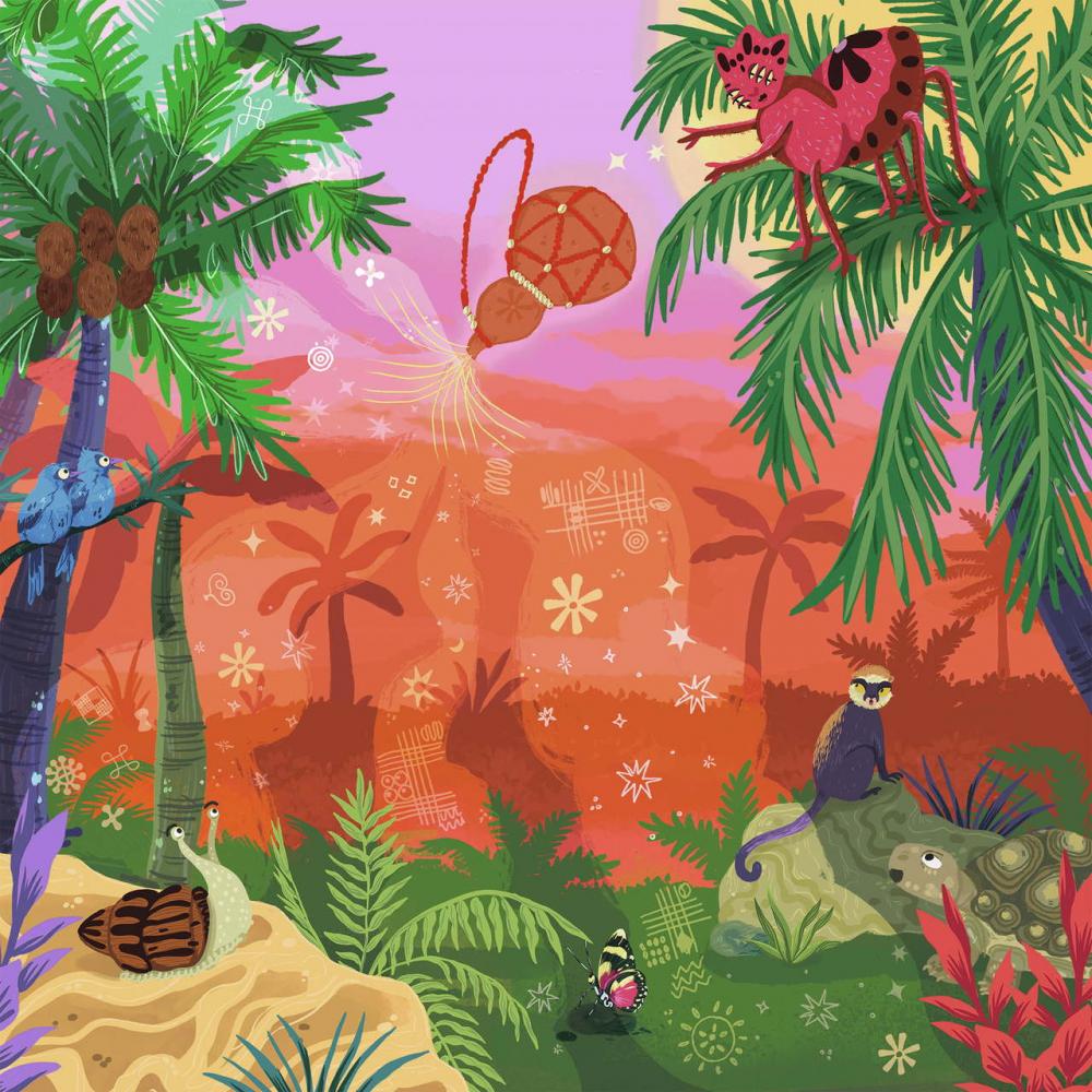 64 Teile Ravensburger Kinder Puzzle Tales around the World Afrikanisches Märchen 12004210