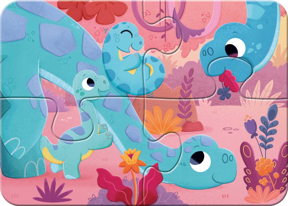 2, 4, 6, 8 Teile Ravensburger Kinder Puzzle my first puzzles Dino-Freunde 12004249