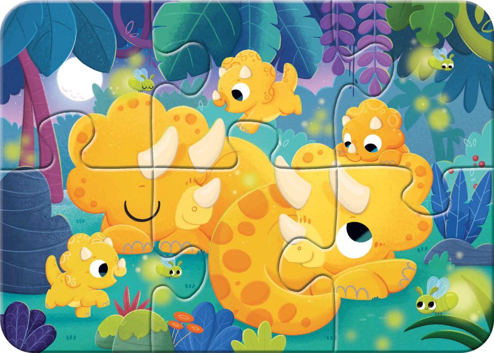 2, 4, 6, 8 Teile Ravensburger Kinder Puzzle my first puzzles Dino-Freunde 12004249