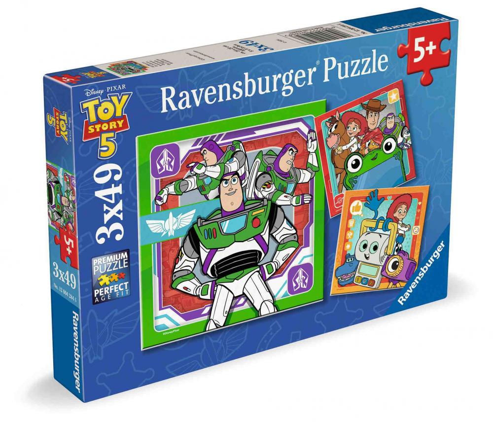 3 x 49 Teile Ravensburger Kinder Puzzle Disney Pixar Toy Story 5 12004284