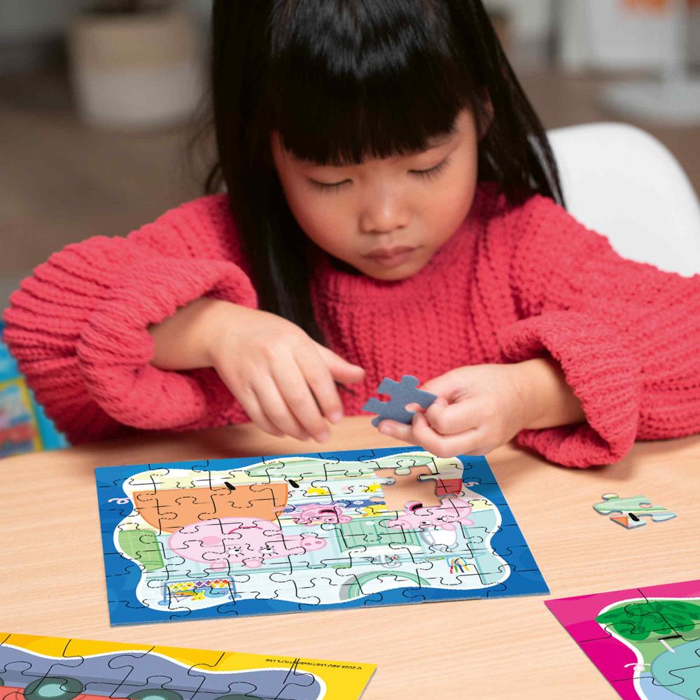 3 x 49 Teile Ravensburger Kinder Puzzle Familie zuerst! 12004288