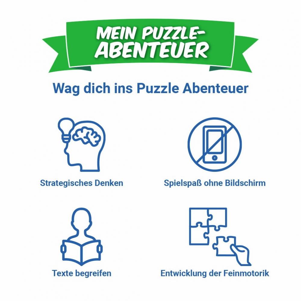 42 Teile Ravensburger Kinder Puzzle Mein Puzzle-Abenteuer Der Eierdieb 12004317