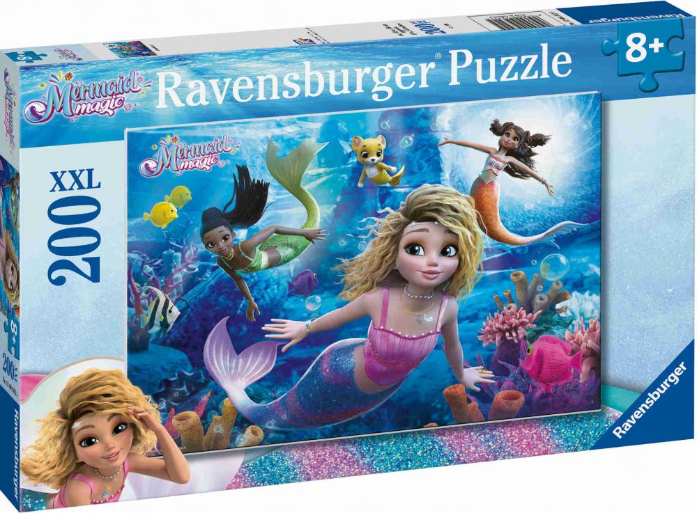 200 Teile Ravensburger Kinder Puzzle XXL Meerjungfrauen Magie 12004322