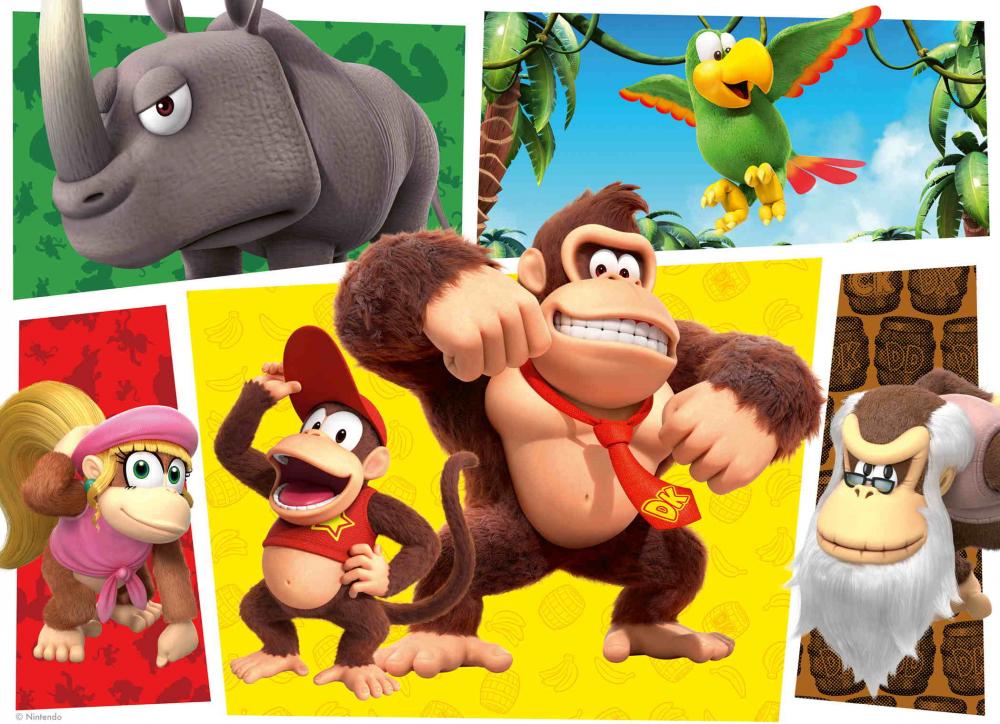 100 Teile Ravensburger Kinder Puzzle XXL Nintendo Super Mario Die Affen sind los! 12004346