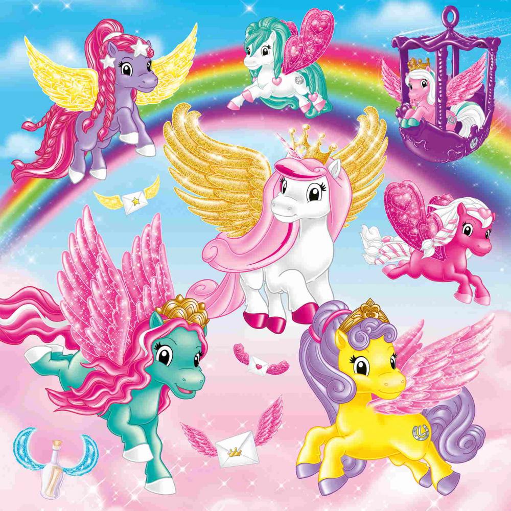 3 x 49 Teile Ravensburger Kinder Puzzle Zauberhafte Welten! 12004354