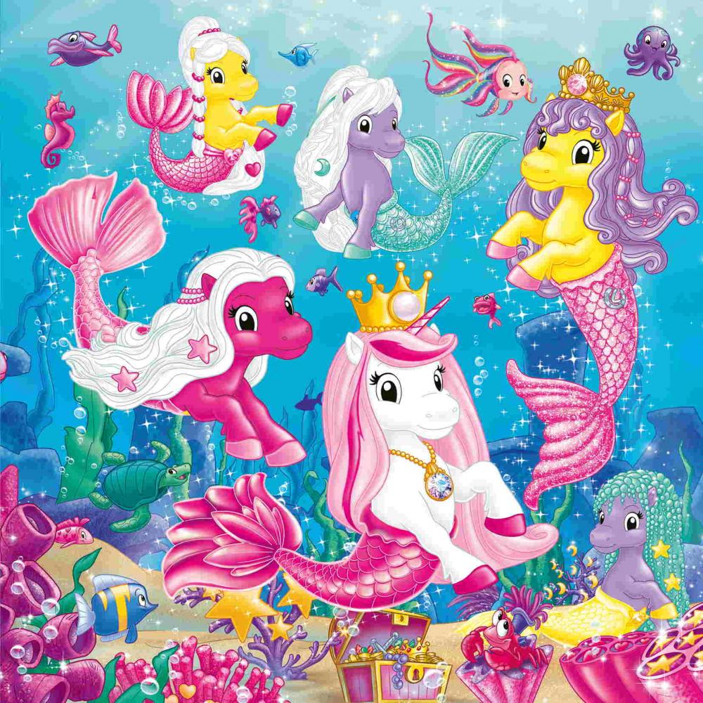 3 x 49 Teile Ravensburger Kinder Puzzle Zauberhafte Welten! 12004354