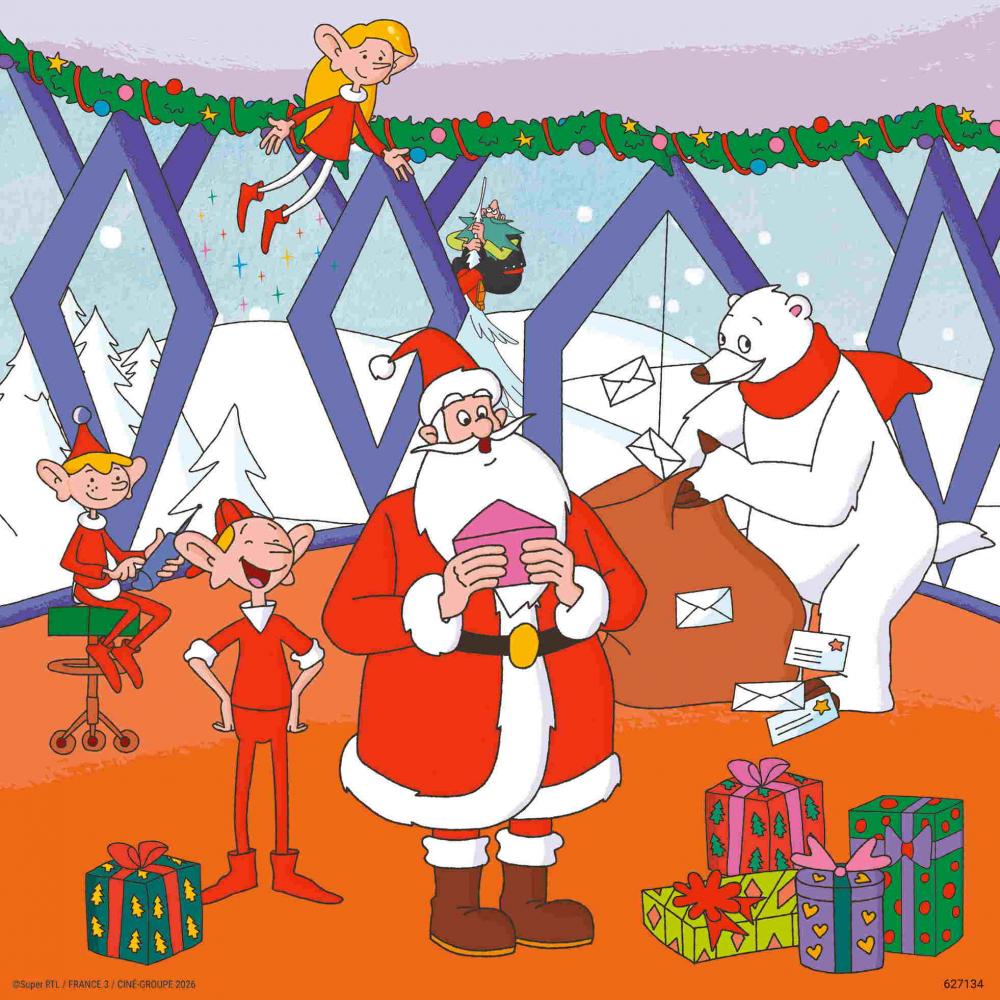 3 x 49 Teile Ravensburger Kinder Puzzle Weihnachtsmann & Co. KG 12004359