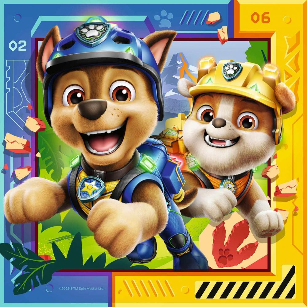 3 x 49 Teile Ravensburger Kinder Puzzle Paw Patrol 3 Dino Movie 12004368