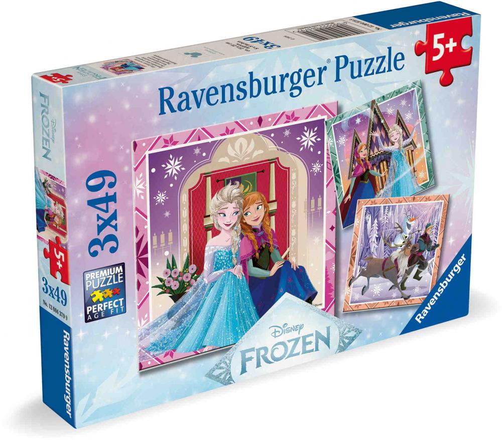 3 x 49 Teile Ravensburger Kinder Puzzle Disney Frozen 12004379
