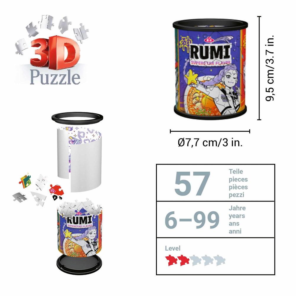 54 Teile Ravensburger 3D Puzzle Utensilo K-Pop Demon Hunters Ramen Cup 12004871