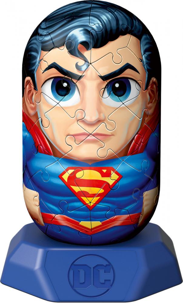 54 Teile Ravensburger 3D Puzzle Hylkies DC Universe Superman Sammelfigur 12008012