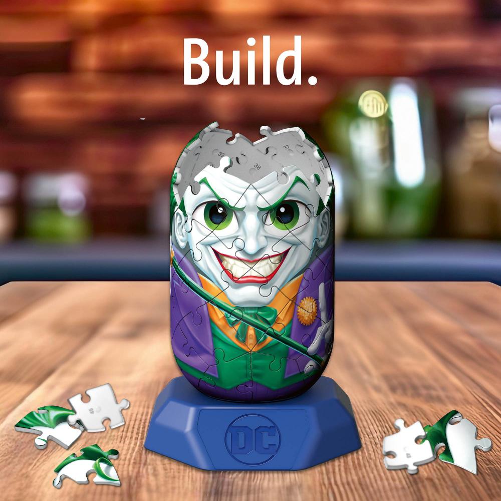 54 Teile Ravensburger 3D Puzzle Hylkies DC Universe The Joker Sammelfigur 12008015
