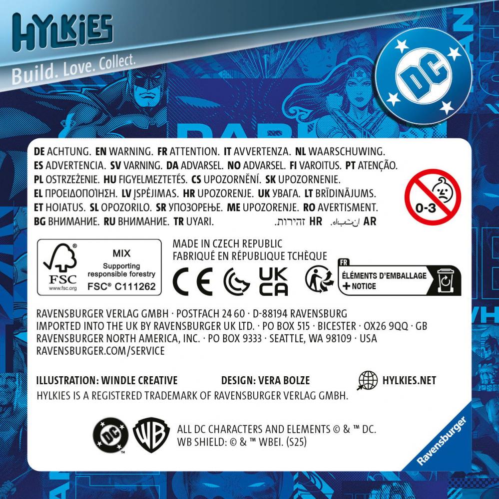 54 Teile Ravensburger 3D Puzzle Hylkies DC Universe Lois Lane Sammelfigur 12008017