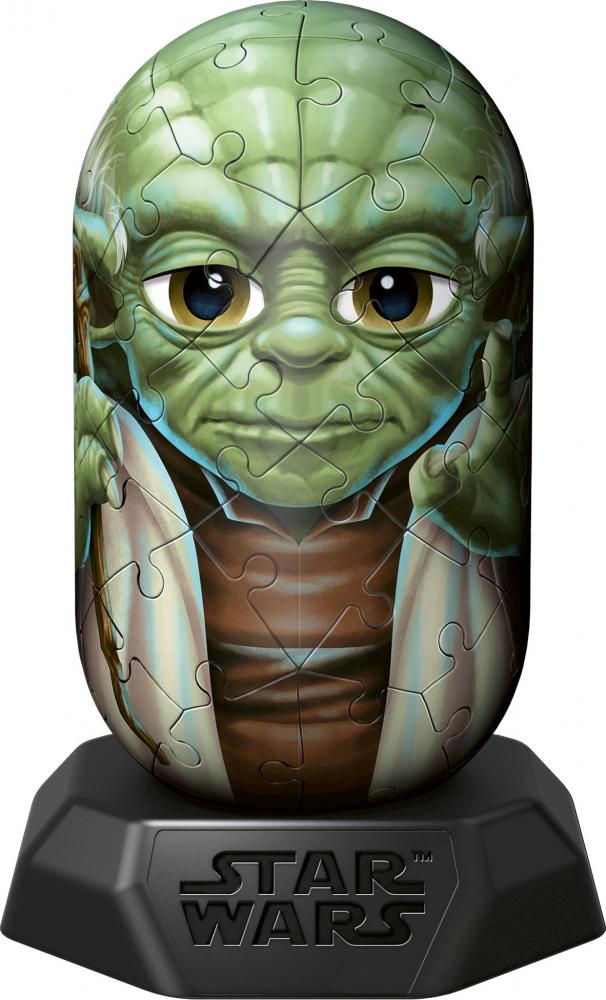 54 Teile Ravensburger 3D Puzzle Hylkies Star Wars Yoda Sammelfigur 12008018