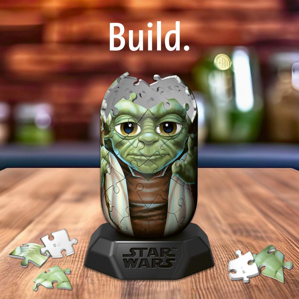 54 Teile Ravensburger 3D Puzzle Hylkies Star Wars Yoda Sammelfigur 12008018