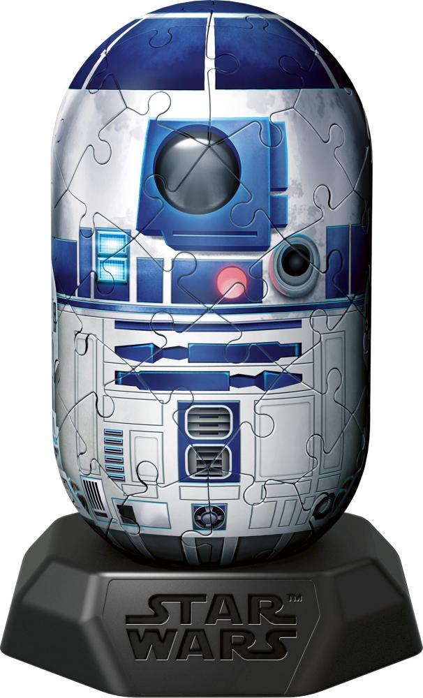 54 Teile Ravensburger 3D Puzzle Hylkies Star Wars R2-D2 Sammelfigur 12008019