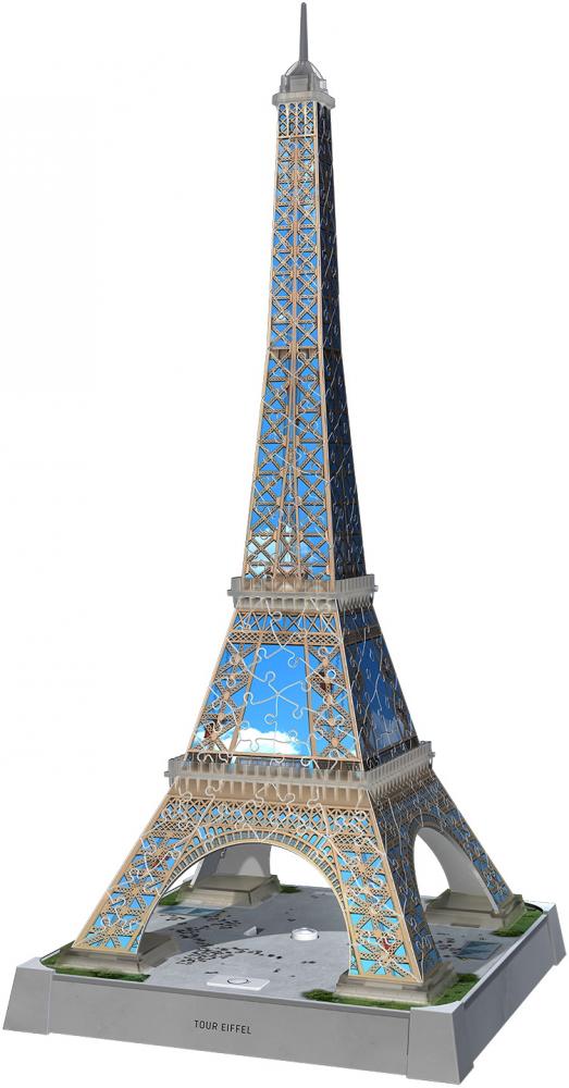 216 Teile Ravensburger 3D Puzzle Iconics Bauwerk Eiffelturm mit Licht 12008024