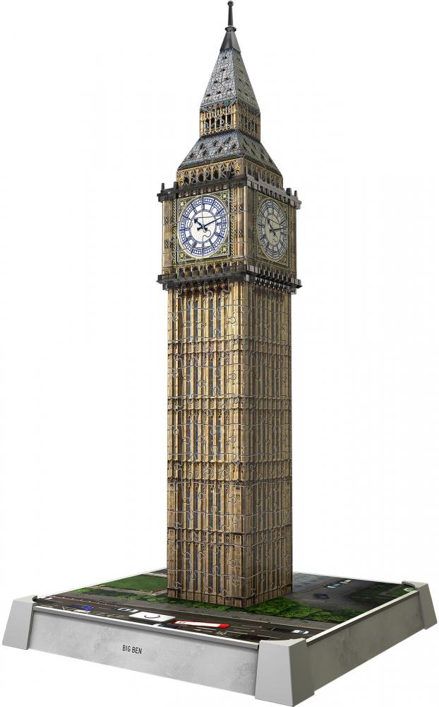 216 Teile Ravensburger 3D Puzzle Iconics Bauwerk Big Ben mit Licht 12008025