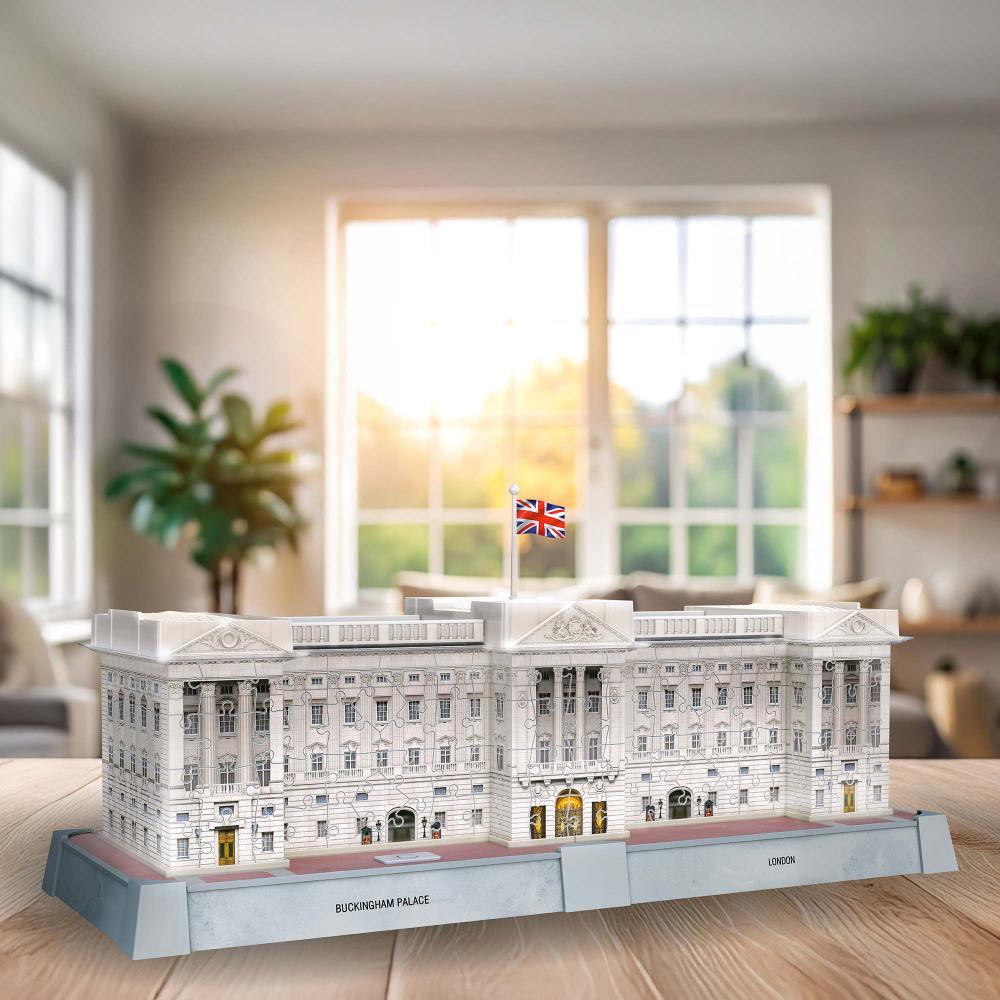 216 Teile Ravensburger 3D Puzzle Iconics Bauwerk Buckingham Palace mit Licht 12008031