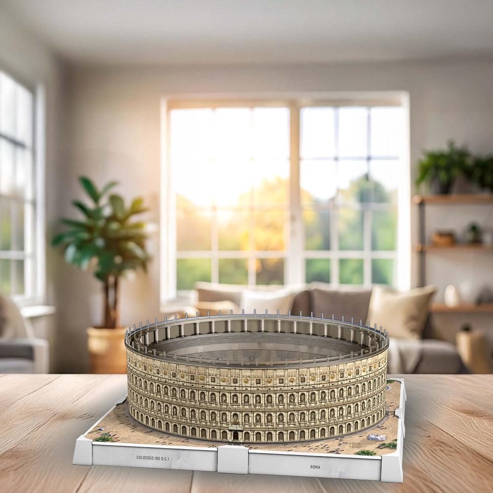 216 Teile Ravensburger 3D Puzzle Iconics Bauwerk Kolosseum Rom mit Licht 12008034