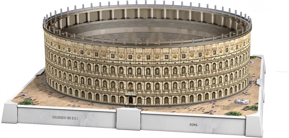 216 Teile Ravensburger 3D Puzzle Iconics Bauwerk Kolosseum Rom mit Licht 12008034