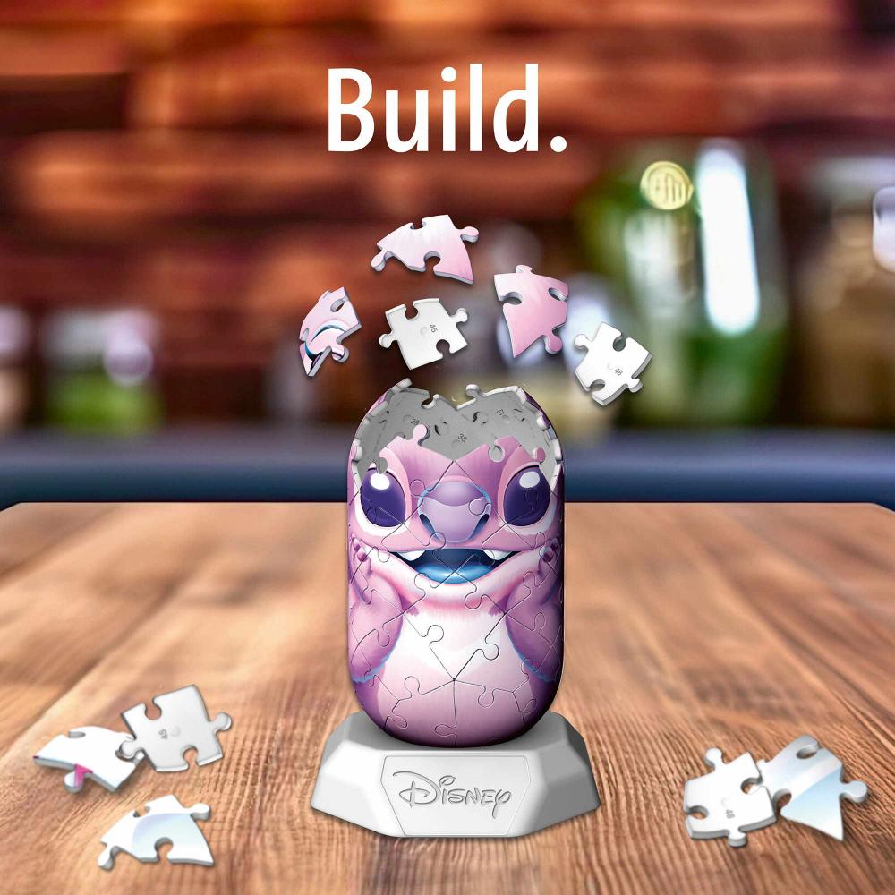 54 Teile Ravensburger 3D Puzzle Hylkies Disney Stich Angel 12008045