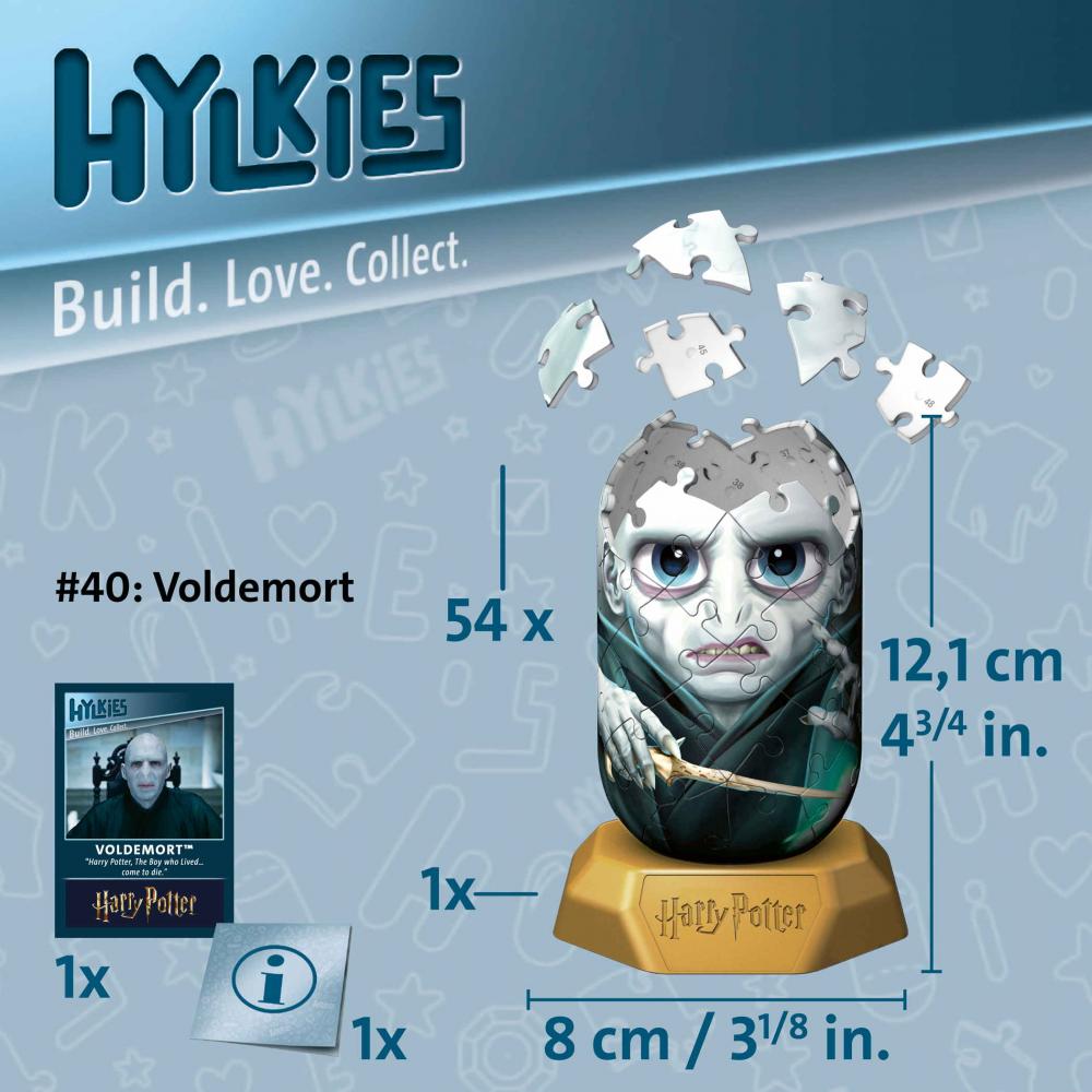 54 Teile Ravensburger 3D Puzzle Hylkies Harry Potter Voldemort 12008047