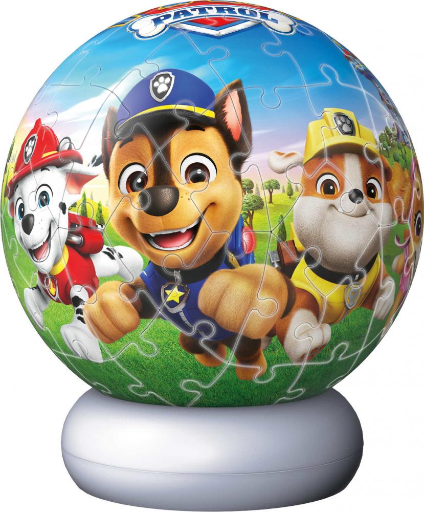 72 Teile Ravensburger 3D Puzzle Ball Nachtlicht Paw Patrol 12008057