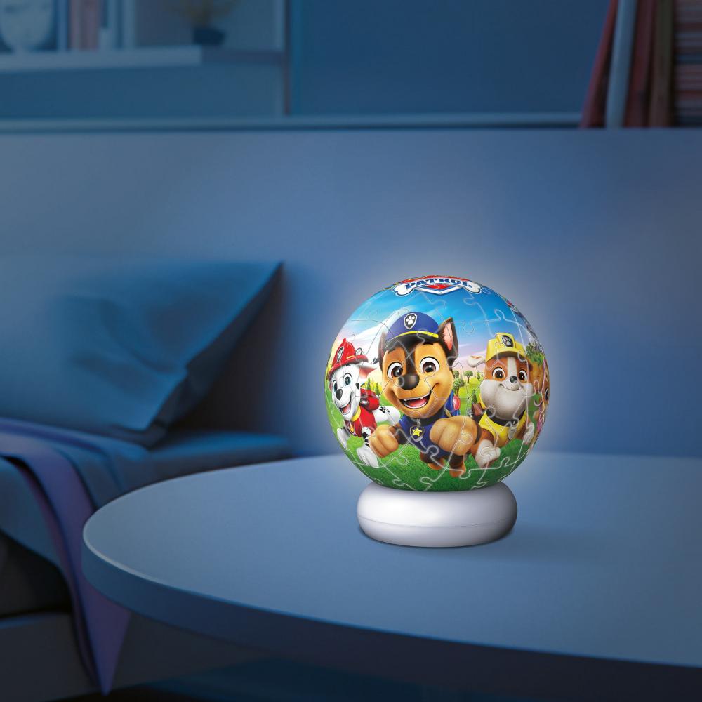 72 Teile Ravensburger 3D Puzzle Ball Nachtlicht Paw Patrol 12008057