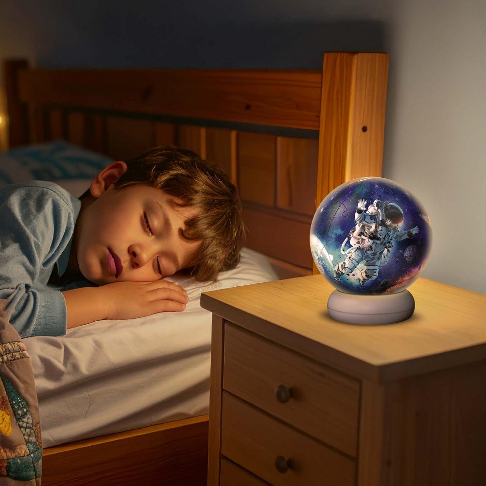 72 Teile Ravensburger 3D Puzzle Ball Nachtlicht Astronauten 12008058