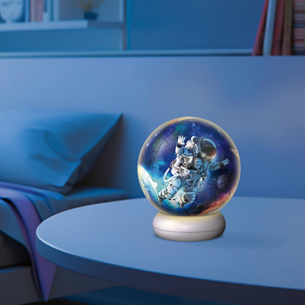 72 Teile Ravensburger 3D Puzzle Ball Nachtlicht Astronauten 12008058