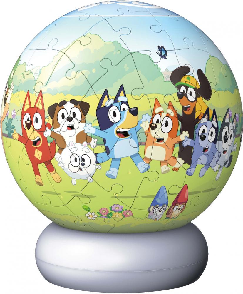 72 Teile Ravensburger 3D Puzzle Ball Nachtlicht Bluey 12008060