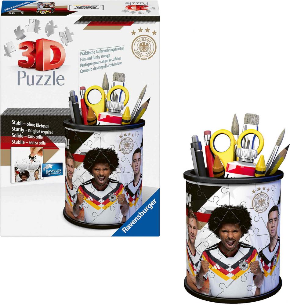 54 Teile Ravensburger 3D Puzzle Utensilo DFB Nationalmannschaft Fußball-WM 2026 12008069
