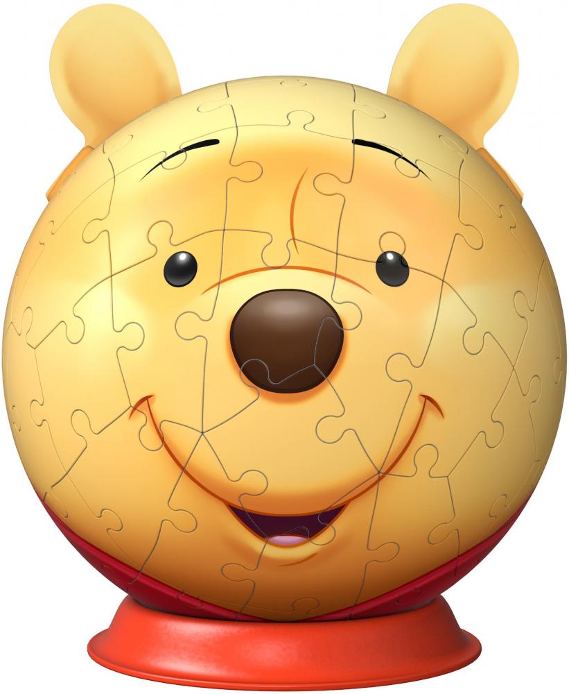 72 Teile Ravensburger 3D Puzzle Ball Disney Winnie Puuh mit Ohren 12008070