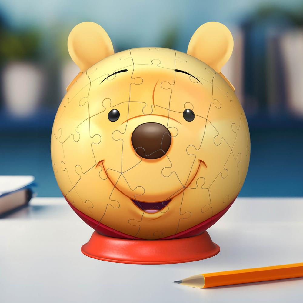 72 Teile Ravensburger 3D Puzzle Ball Disney Winnie Puuh mit Ohren 12008070