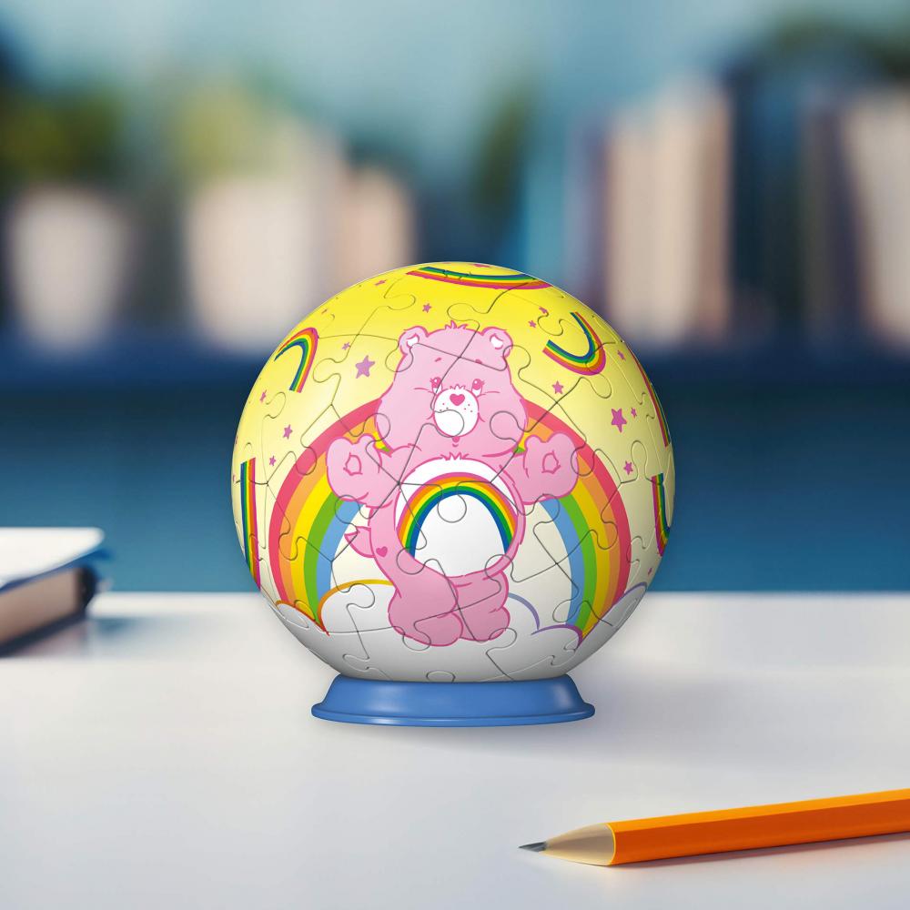 54 Teile Ravensburger 3D Puzzle Ball Care Bears Cheer Bear 12008071
