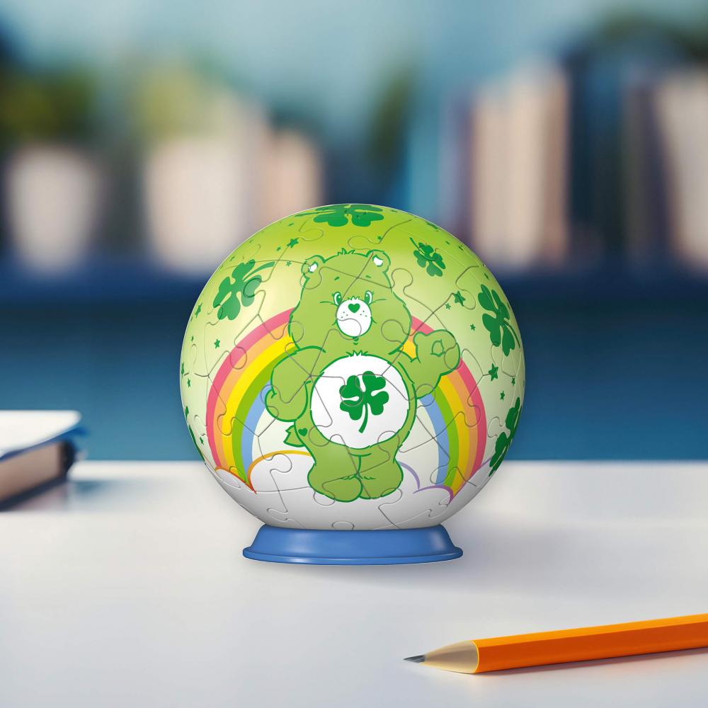 54 Teile Ravensburger 3D Puzzle-Ball Care Bears Good Luck Bear 12008073