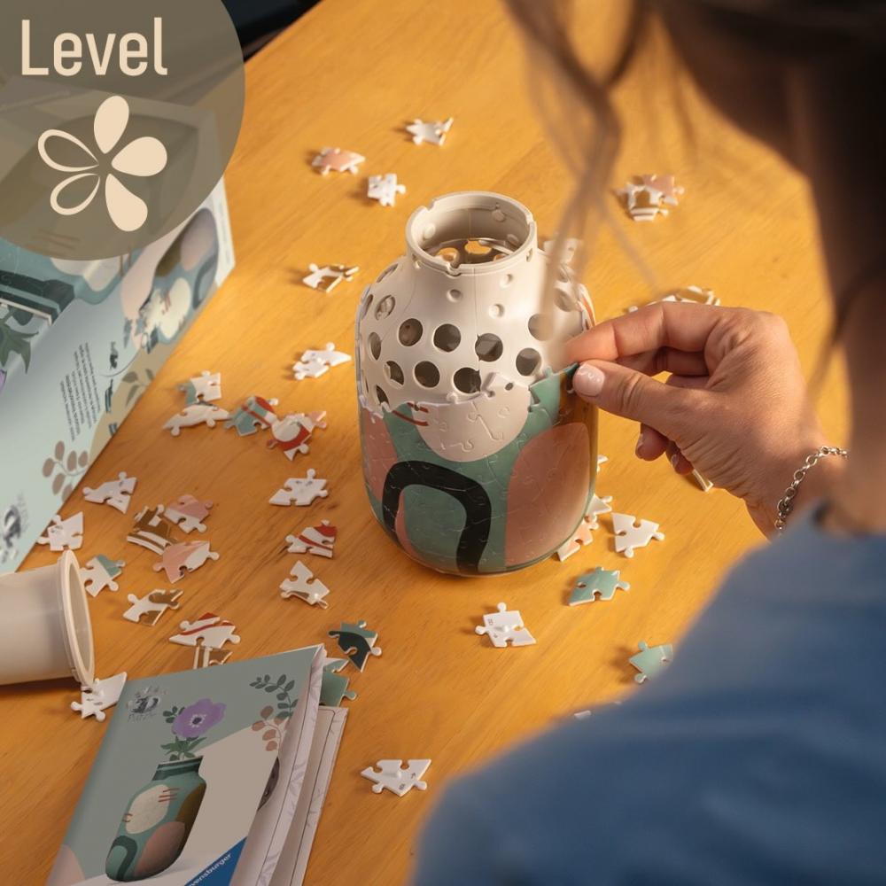 162 Teile Ravensburger 3D Puzzle Vase Organic Sage 12008075