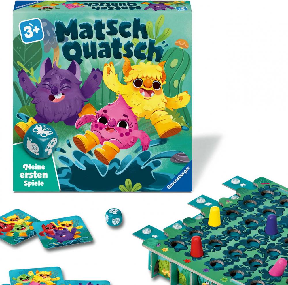 Ravensburger Kinderspiel Meine ersten Spiele Schiebespiel Matsch Quatsch 12010001
