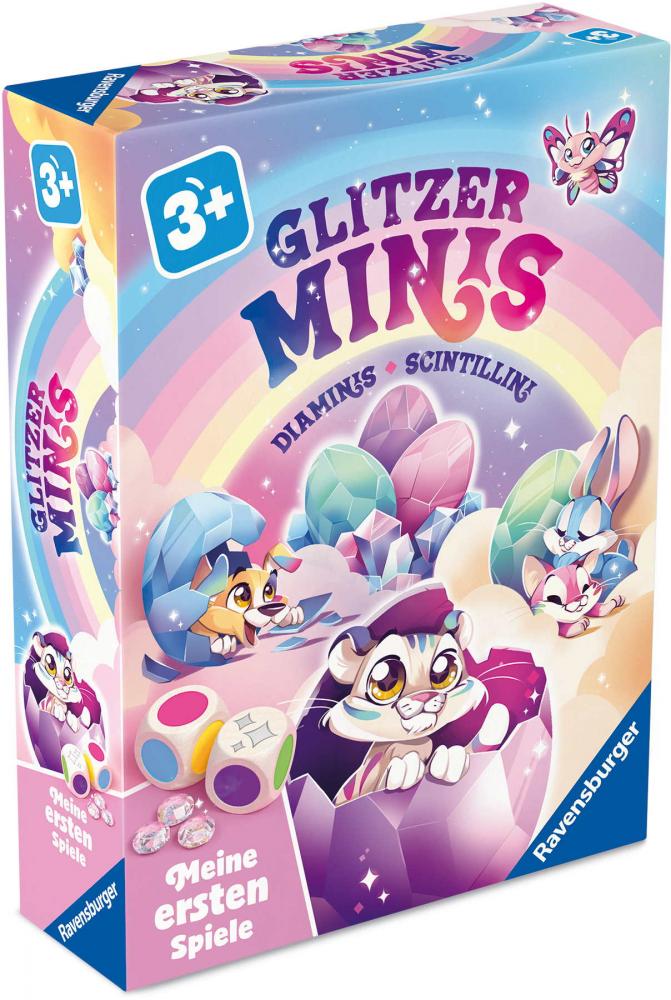 Ravensburger Kinderspiel Meine ersten Spiele Sammelspiel Glitzer Minis 12010002