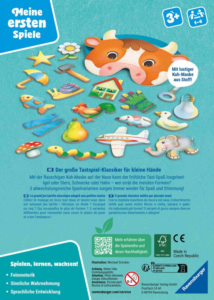 Ravensburger Kinderspiel Meine ersten Spiele Konzentrationsspiel Blinde Kuh 12010005