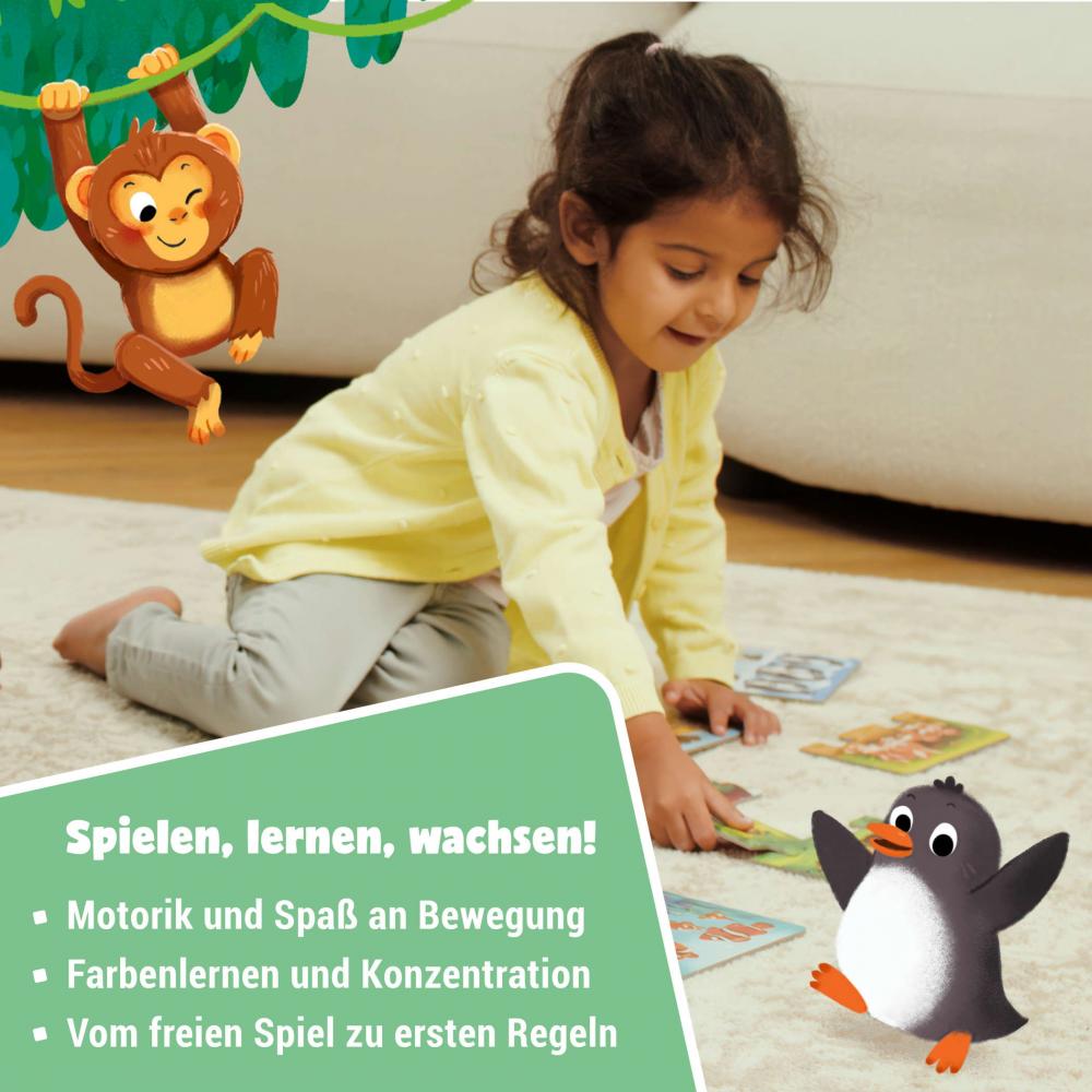 Ravensburger Kinderspiel Meine ersten Spiele Bewegungsspiel Hase hüpf! 12010006