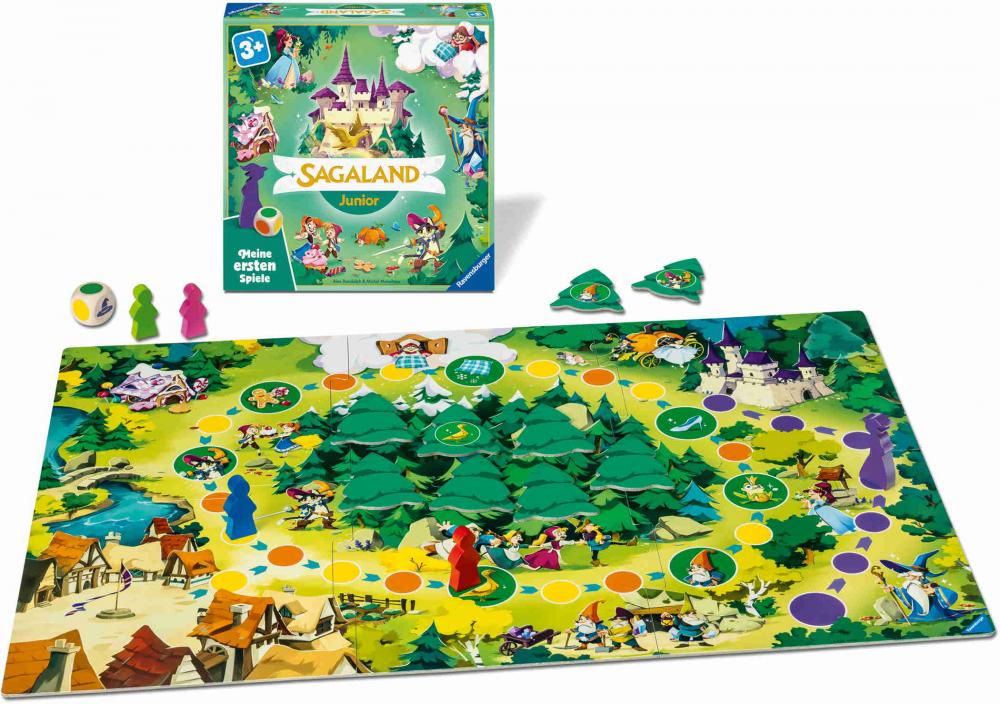 Ravensburger Kinderspiel Meine ersten Spiele Merkspiel Sagaland Junior 12010007