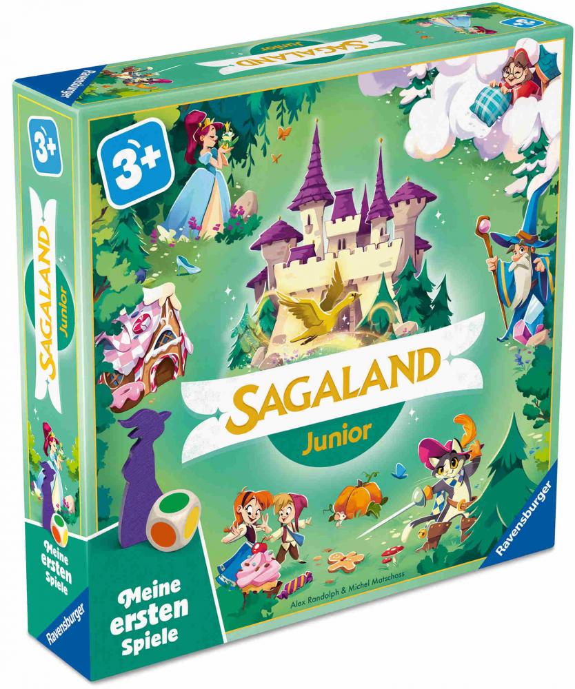 Ravensburger Kinderspiel Meine ersten Spiele Merkspiel Sagaland Junior 12010007