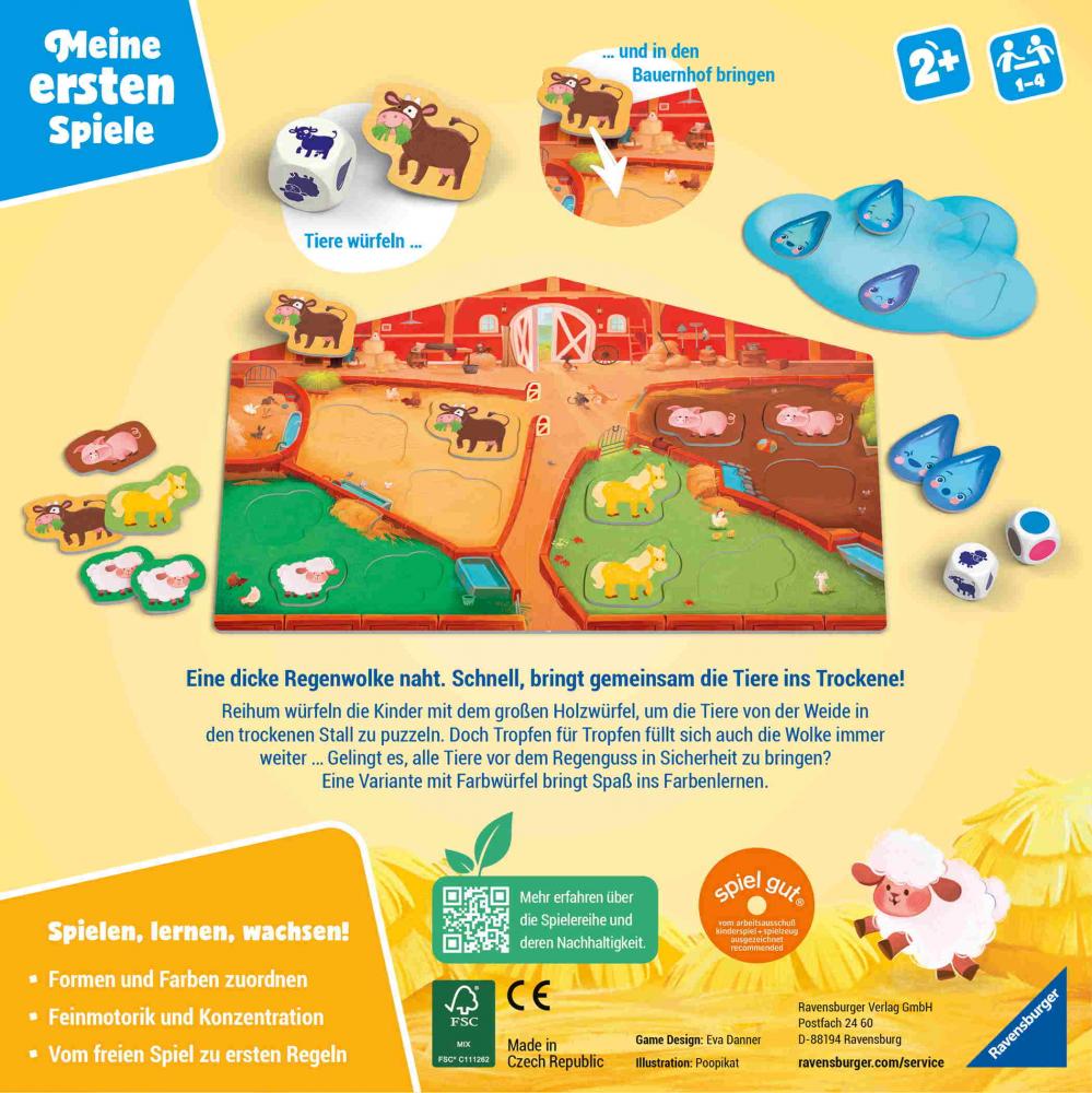 Ravensburger Kinderspiel Meine ersten Spiele Suchspiel Unser Bauernhofspiel 12010008