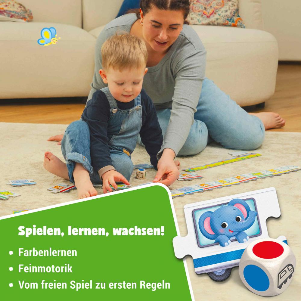 Ravensburger Kinderspiel Meine ersten Spiele Würfelspiel Mein Eisenbahn-Spiel 12010010