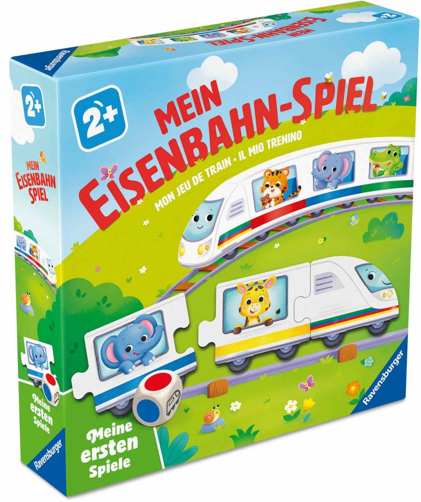 Ravensburger Kinderspiel Meine ersten Spiele Würfelspiel Mein Eisenbahn-Spiel 12010010