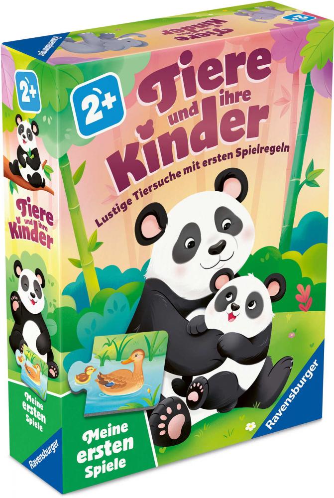 Ravensburger Kinderspiel Meine ersten Spiele Legespiel Tiere und ihre Kinder 12010011