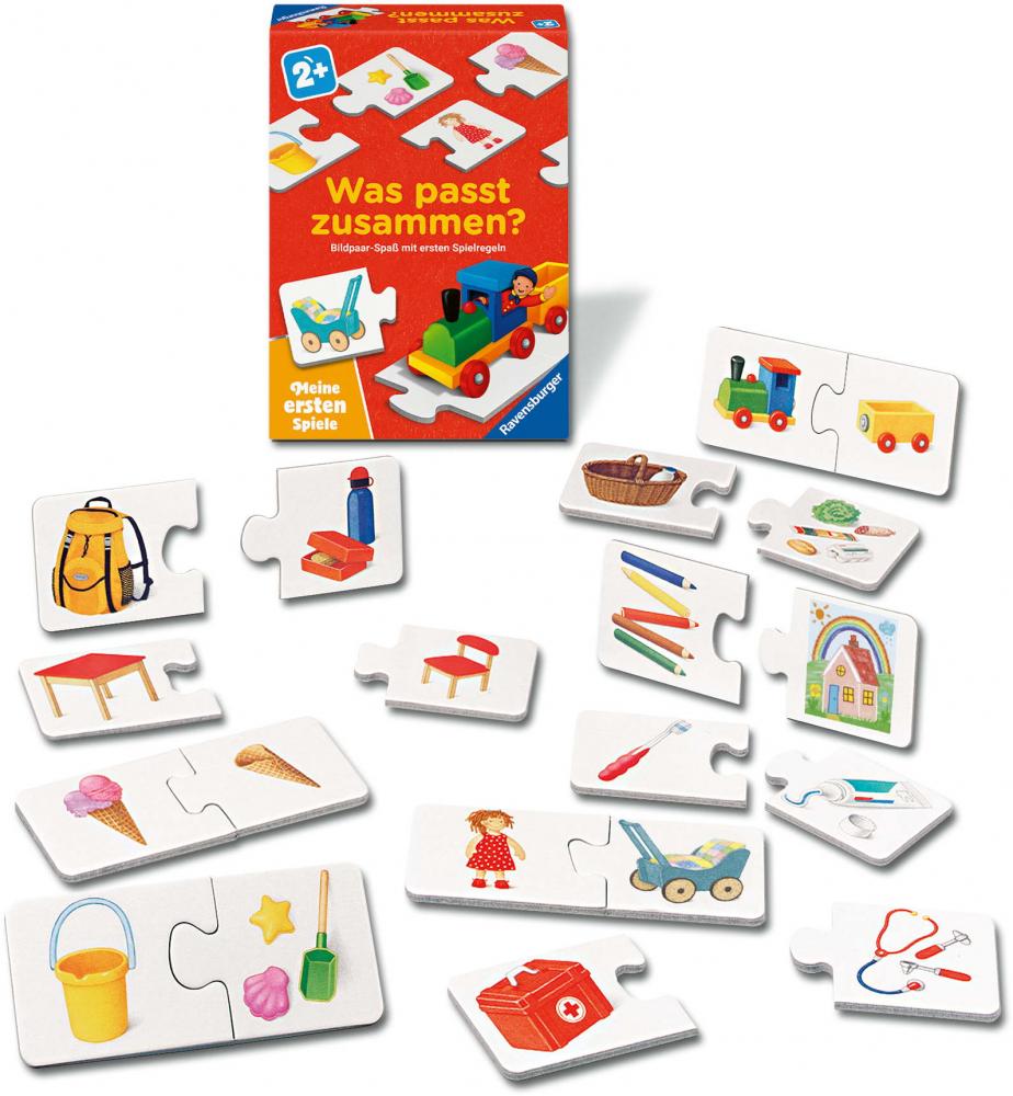 Ravensburger Kinderspiel Meine ersten Spiele Legespiel Was passt zusammen? 12010012